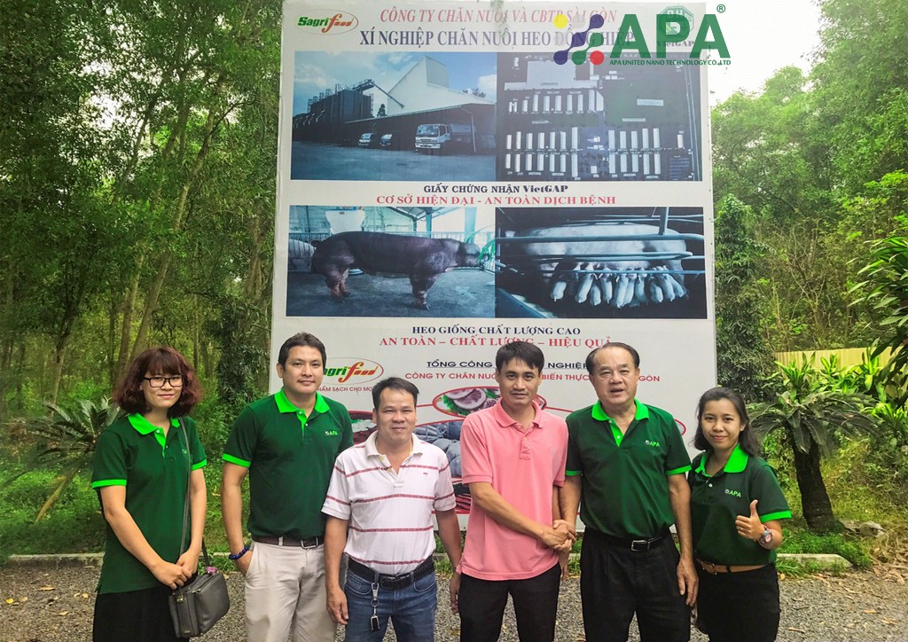 APA thăm trại chăn nuôi heo tại huyện Củ Chi